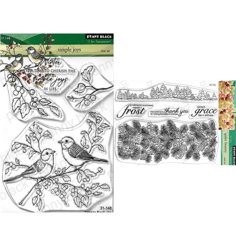 Candle Making Books - Stempel silikon bening Quiet Beauty untuk