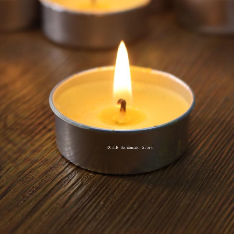 Candle Making Video - Kotak aluminium bundar lilin teh kosong