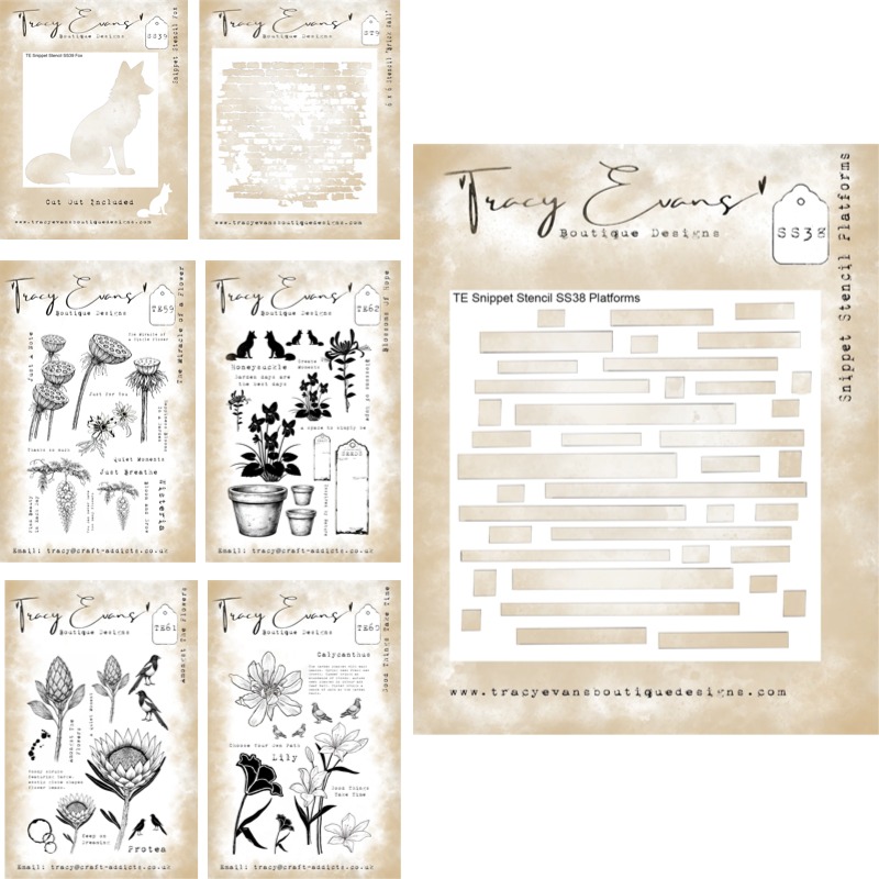 Candle Making Books - Stensil Potongan Logam dan Stempel Transparan