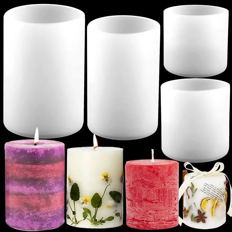 Candle Making Video - Cetakan Lilin Silikon Silinder Cetakan Resin