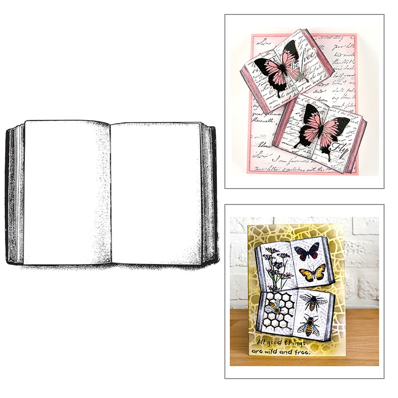 Candle Making Books - Stempel bening transparan pola buku baru
