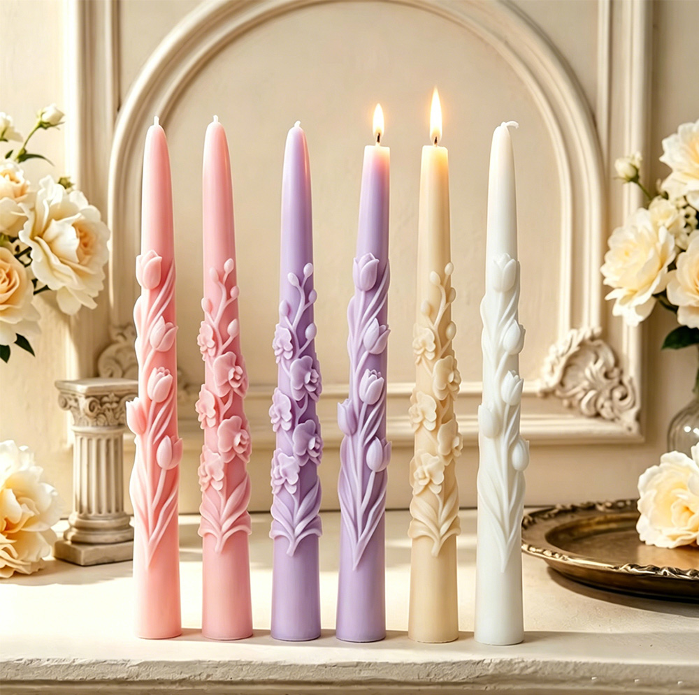 Cetakan Lilin Silikon Bentuk B - Candle Making Video ulasan dan harga