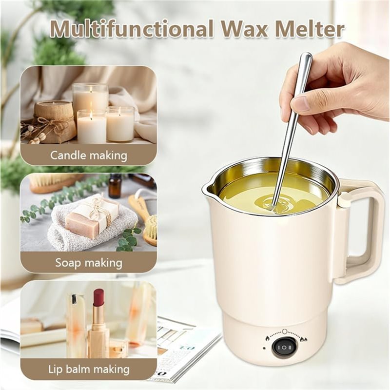 A47U Kit Panci Pelebur Lilin E - Candle Making Video ulasan dan harga