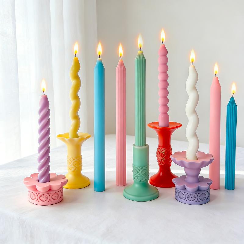 Cetakan Lilin Silikon Spiral P - Candle Making Video ulasan dan harga