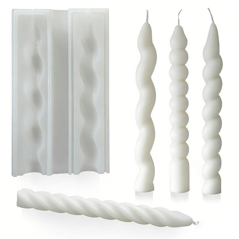 Cetakan Lilin Silikon Spiral P - Candle Making Video ulasan dan harga