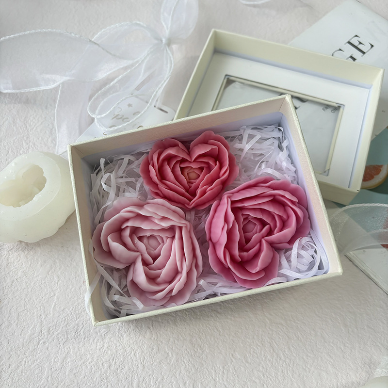 Cetakan silikon bunga cinta DI - Candle Making Jelly ulasan dan harga