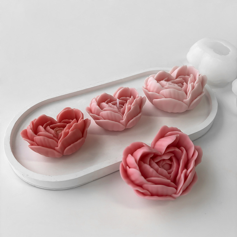 Cetakan silikon bunga cinta DI - Candle Making Jelly ulasan dan harga