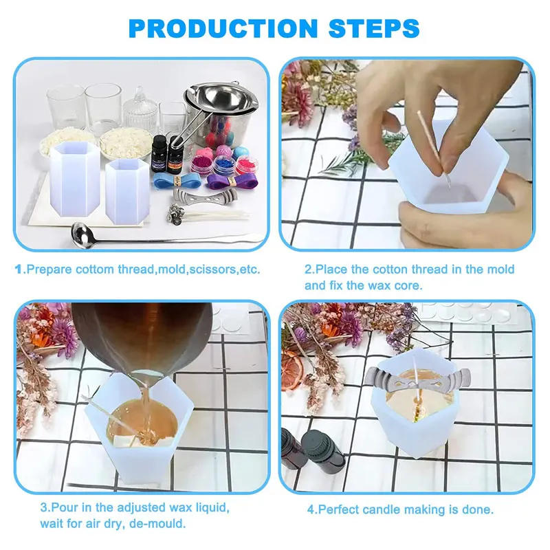 Cetakan Lilin Silikon Silinder - Candle Making Video ulasan dan harga