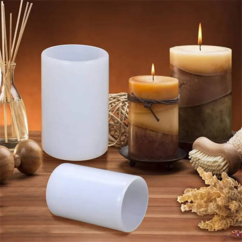 Cetakan Lilin Silikon Silinder - Candle Making Video ulasan dan harga