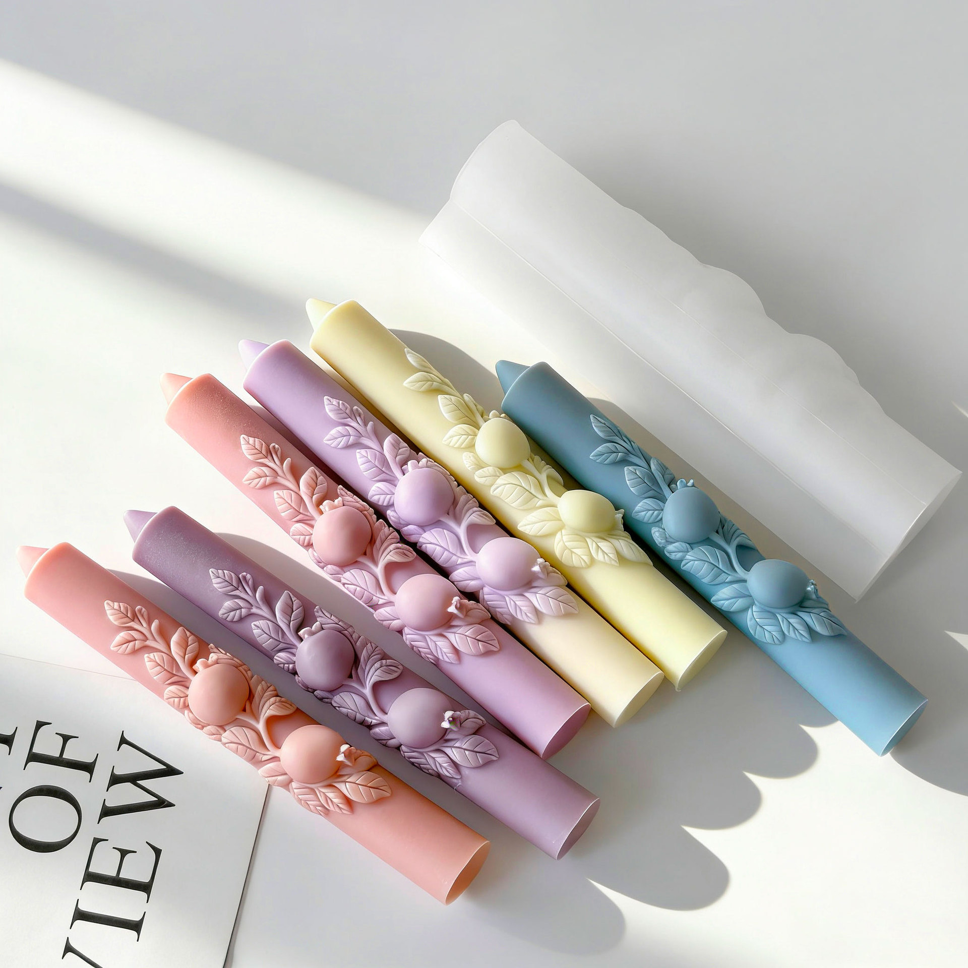 Cetakan Lilin Silikon Bentuk B - Candle Making Video ulasan dan harga