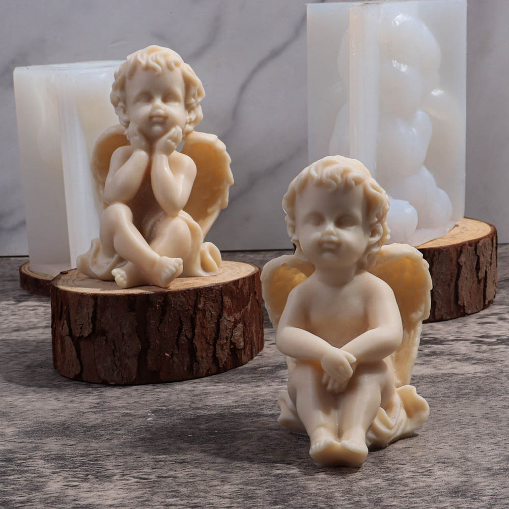 3D malaikat anak-anak cetakan  - Candle Making Video ulasan dan harga
